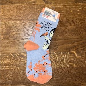 NWT! YOU'RE BEAUTIFUL, DON'T CHANGE CREW SOCKS